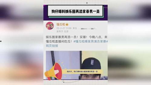 狗仔晚上爆料娱乐圈家暴,真相与反思  第2张 狗仔晚上爆料娱乐圈家暴,真相与反思  第2张